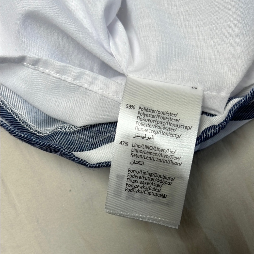 Mayoral Blue and White Sleeveless A-line Sundress - Picture 5 of 9
